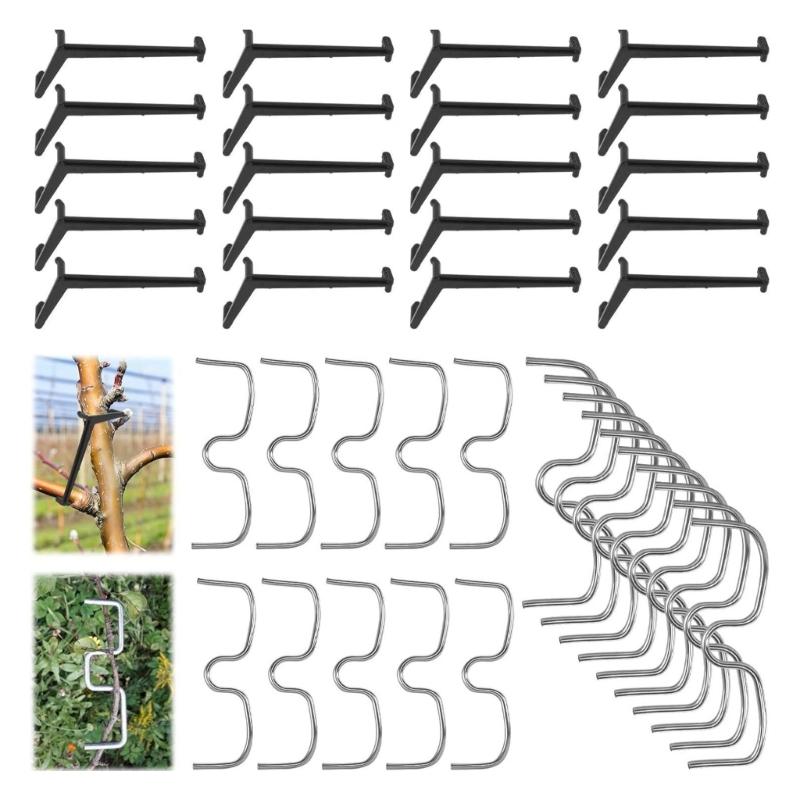 

40PCS Professional Fruit Tree Training Clip With M Design For Efficient Branch Spreading In Orchards And Home Garden 1