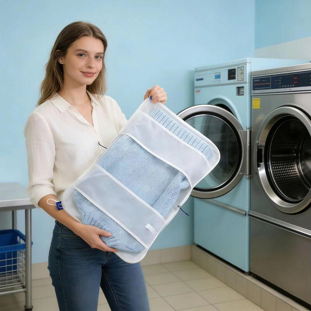 Fine Mesh Mesh Sweater Washing Bag Reusable Washing Machine Bag  for Knitted Wear