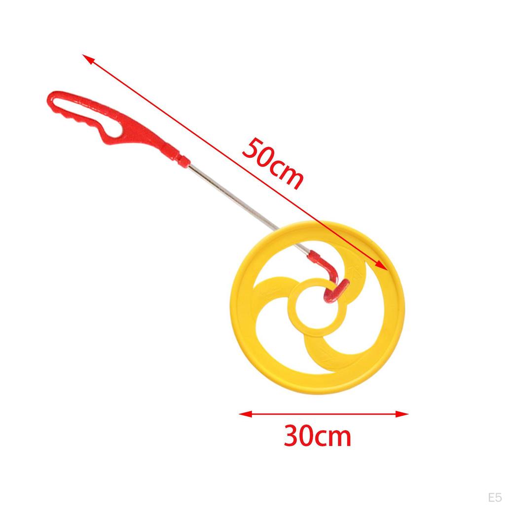 Hoop Rolling Game 12inch Kids Toy Sports Early Education for Running Exercise