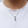 Glass Hand Shaped Elephant Pendant Fashion Jewelry Demon Eye Clavicle Chains Blue Eyes Necklace