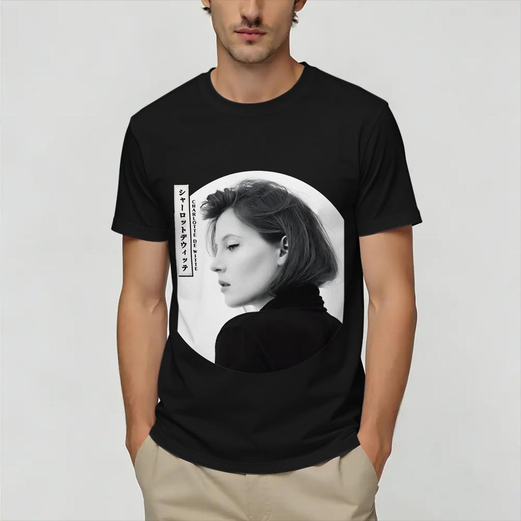 Funny Charlotte De Witte TShirts Unisex Round Collar 100 Cotton T Shirts Short Sleeve Tees New Arrival Clothes
