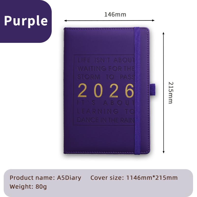 2026 Bilingual Planner: English & Spanish Yearly Calendar, 365-Day Notebook, Daily Diary