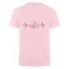 Latido del Corazón de Terapeuta de Masaje Camiseta Hombre Manga Corta Algodón Masaje Camiseta Hombre Tops Camiseta TM-015