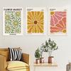 Flowers Wall Art Posters Gallery Abstract Prints Canvas Decorative Painting Wall Decoration Mural Pictures For Living Room Decor