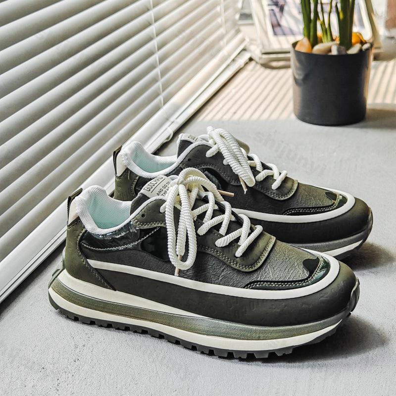 Fashion Men's Shoes Spring 2025 New Trend Versatile Comfortable Thick Soled Height Increasing Sports Casual Fashion Platform Sneakers