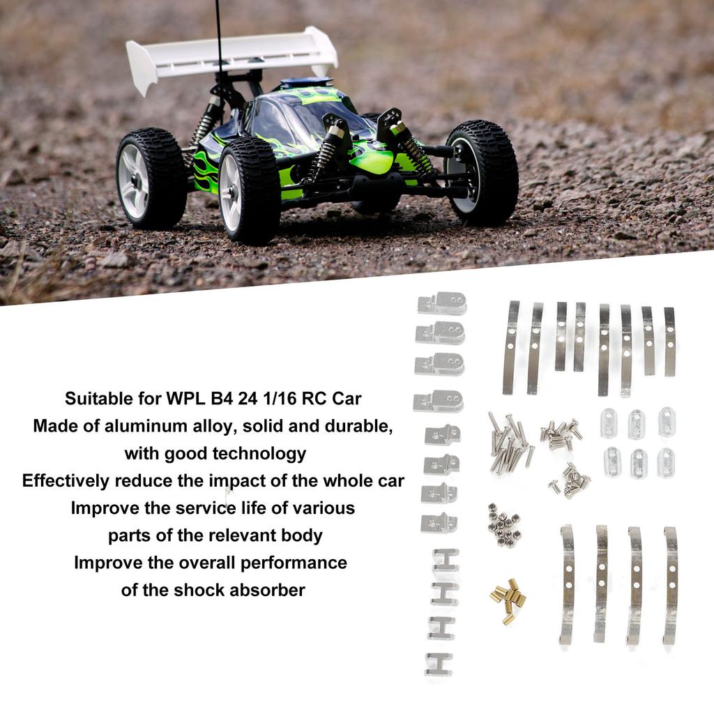 Aluminium Alloy Accessory Fit for WPL B4 24 1Celsius16 RC Car Upgrade Parts