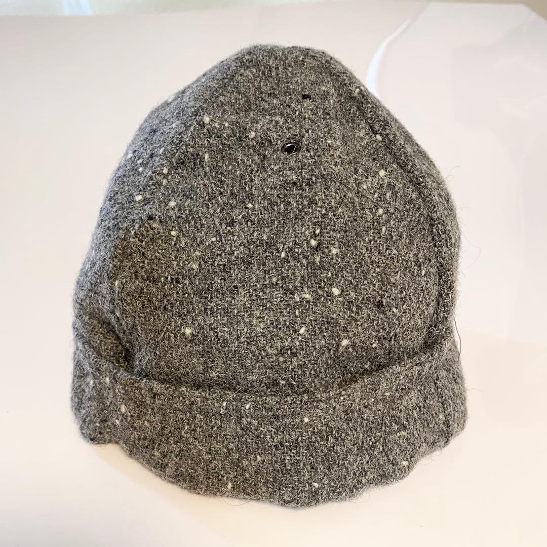 Used TATAMIZE Bowl Cap Gray Wool Blend Knit Cap