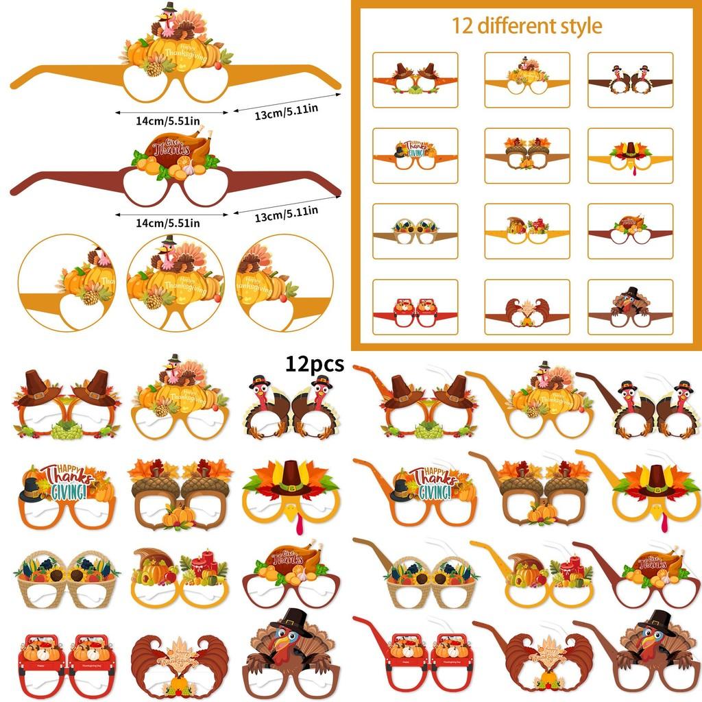 Paper Costume Glasses Photo Props For Kids And Adults Halloween And Festive Events