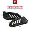 LED Daytime Running & Fog Lights for Honda Fit (2018-2020) - Front Bumper Decorative Modification.