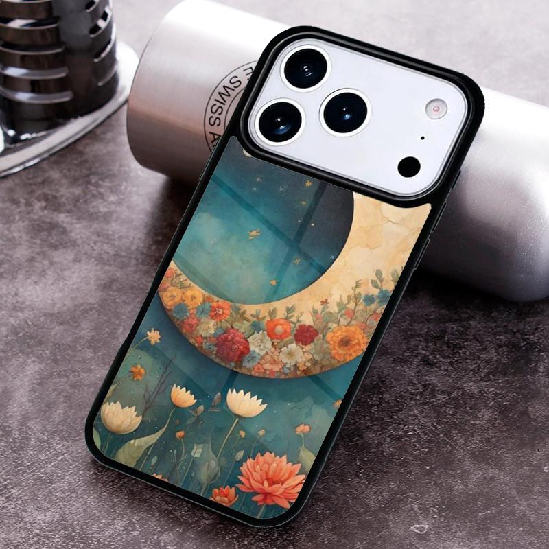 Cottagecore Floral Sun Phone Case For iPhone 17 16 15 14 13 12 11 Pro Max Plus 17Air Soft Silicone Cover
