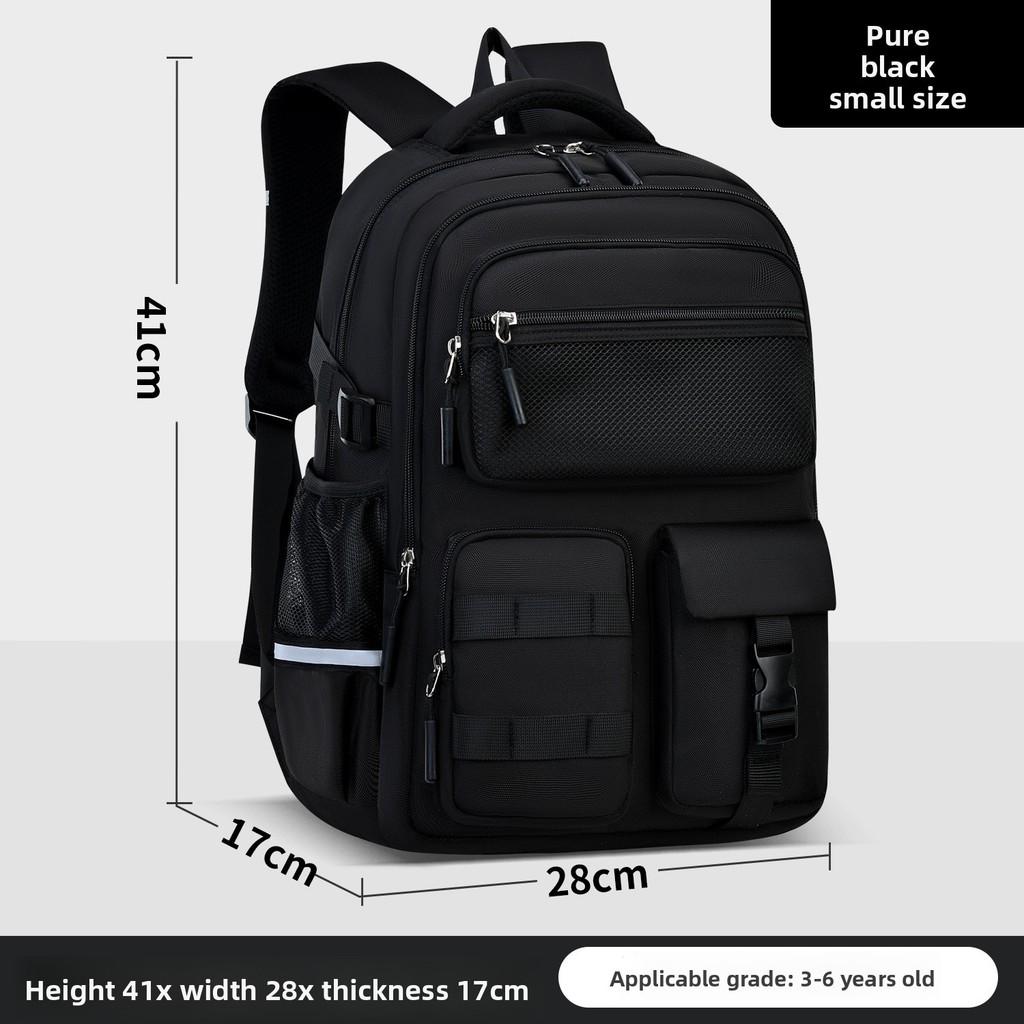 Sesame Baby Camouflage Backpack With Large Capacity For School Use Black Small