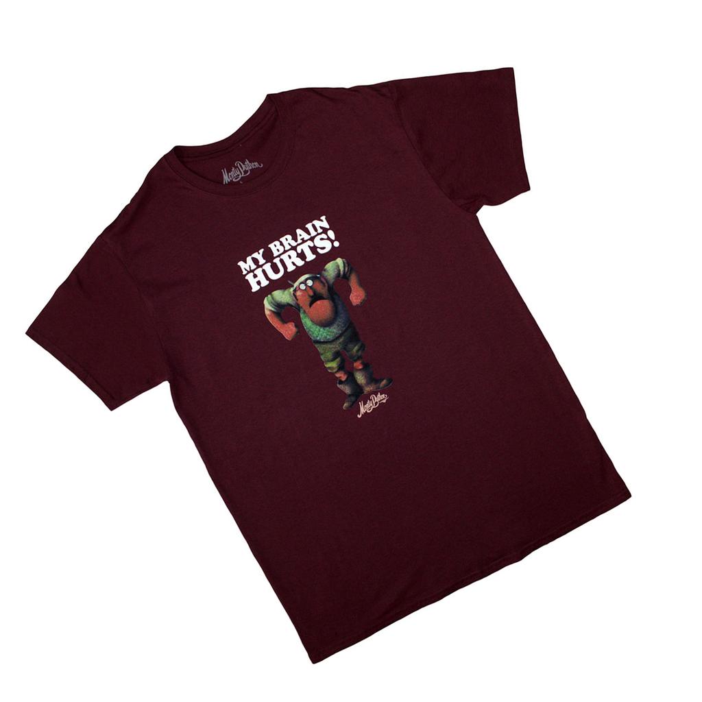 Monty Python Unisex Adult My Brain Hurts T-Shirt