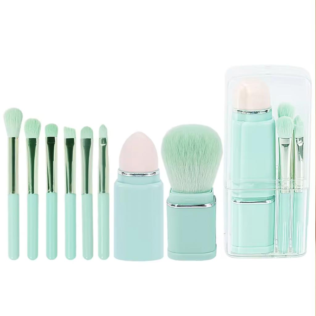 Hot Selling Luxury Vegan Makeup Brush Set High Quality Private Label Professional Brushes with Bag for Face Makeup