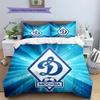 Dynamo Kyiv  Pattern Bedding Quilt Set  Home Decoration  Gift (1 * Duvet Cover + 2 * Pillowcase  Without Core)