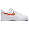 Nike Air Force 1 Low '07 Spray Paint Swoosh Weiß Safety Orange Sneakers FJ4228-100