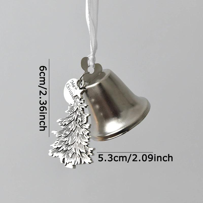 WTEMPO Christmas Metalwork Retro Snowflake Bells Christmas Tree Hanging Pendants Christmas-themed Indoor Outdoor Party Event Decorations