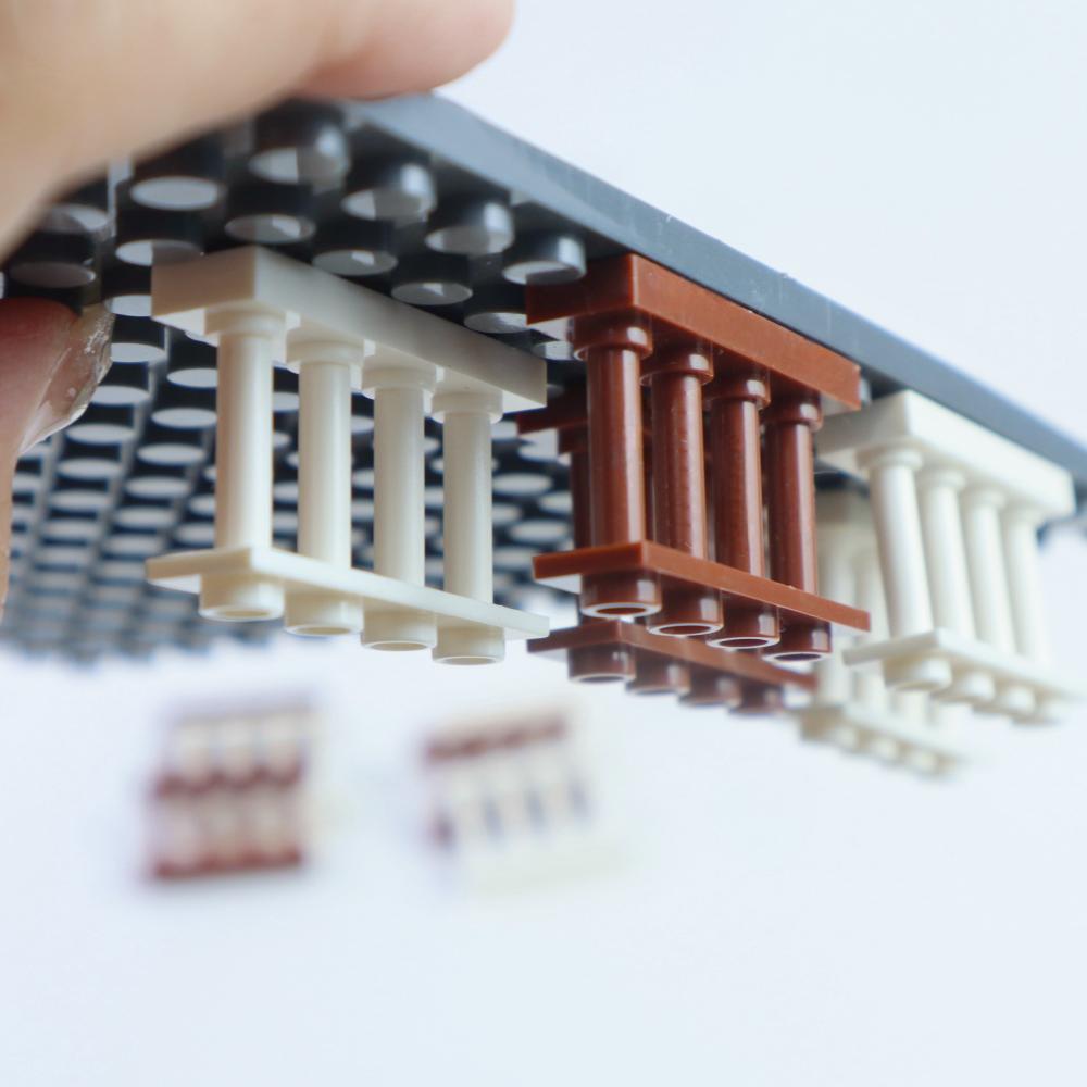 20PCS DIY Fence Railing Compatible Model Building Block Accessories Basic Components for House Garden Gift Toy Parts Compatible