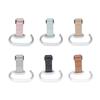 Non-Toxic New Pu Leather Stroller Hooks Rotate 360 Degrees Multifunctional Leather Hooks For Bags Stroller Accessories Christmas Gift
