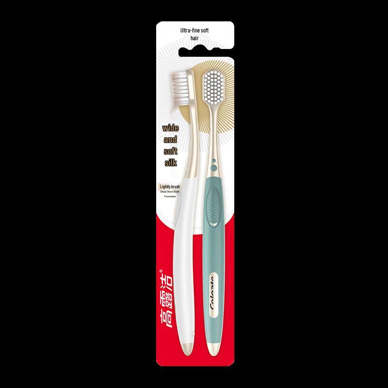 Colgate Wide Soft Bristle Toothbrush Twin Pack