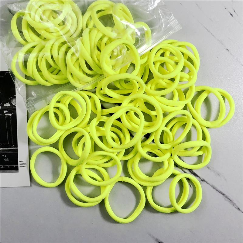 20/50 STÜCKE/Set Haargummis für Frauen Mädchen Basic Haargummis Seile 4cm Einfaches Elastisches Stirnband Haarschmuck Pferdeschwanzhalter