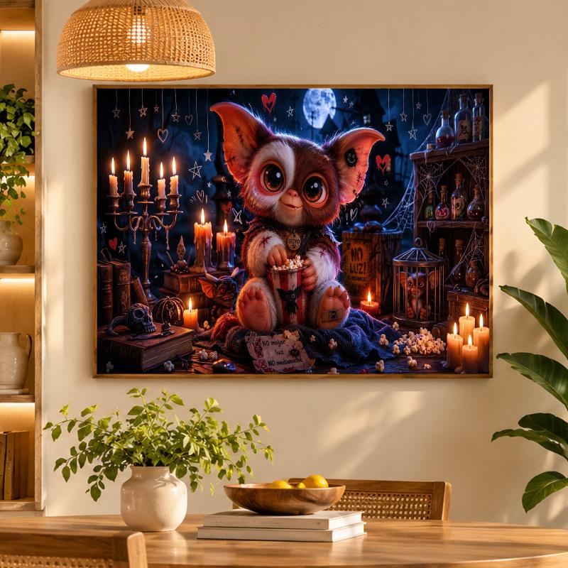 5D Diamond Painting Gremlins Gizmo DIY Full Drill Diamond Art Kit Home Decoration