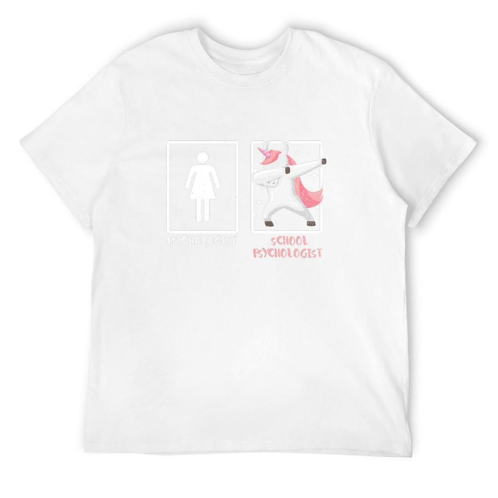 Školní psycholog Dabbing Jednorožec Dab Magické Tričko hippie oblečení plus velikosti kawaii oblečení oversized tričko pánské tričko