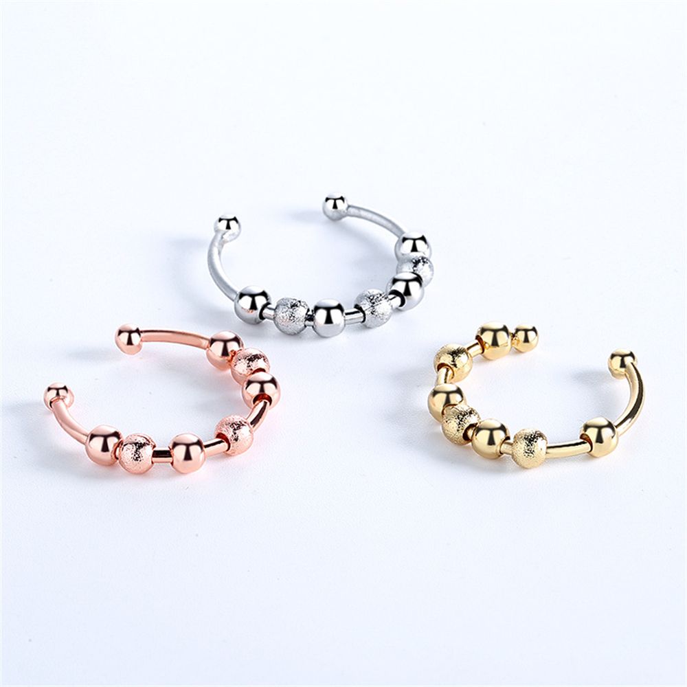 

Творчество Аксессуары Анти стресс Тревога Кольцо Непоседа Бусины Кольца Бисероплет ювелирные изделия Свободно вращаются