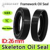 NBR Oil Seal TC 26x35x7 26x37x7 26x38x7 26x47x10 26x47x10  26x55x10 26x52x8 27x35x7 Rubber Shaft Double Lip Sealing Gaskets
