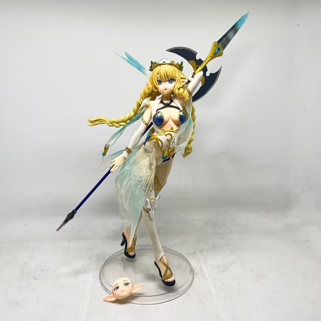 The elf knight guarding the village, the 3rd villager, Lyncia, combat suit, model, ornament, boxed figure