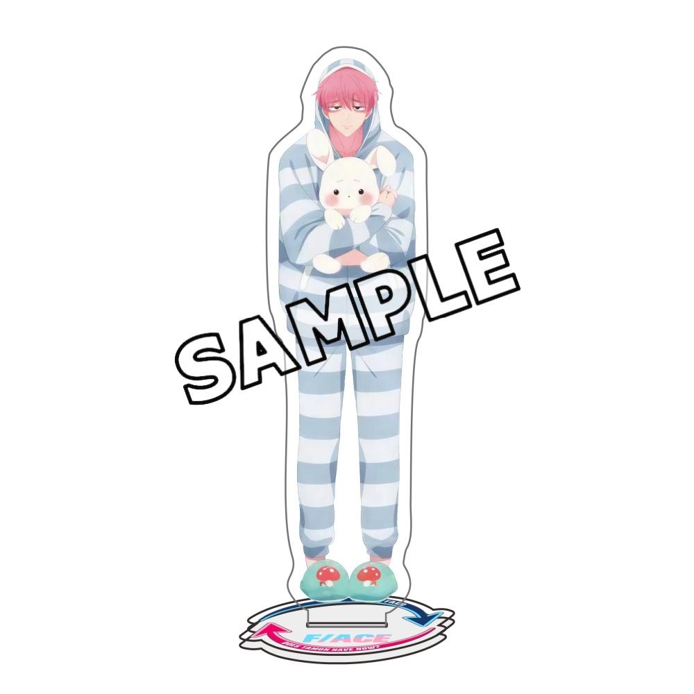 Anime Tamon-kun Ima Dotchi!? Tamon's B-Side Acrylic Stand Keychain Fukuhara Tamon Rintaro Kai Figure Desktop Decor Gift for Fans