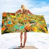 Oil Paintings Super Soft Plush Beach Bath Pool Towel Pool Towel Oversized Lightweight Sand Free Quick Dry Plush Beach Towel