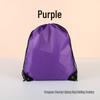 Colorful Polyester Handheld and Shoulder Strap Drawstring Bag for Storage and Sports