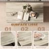 Lift-Top Coffee Table, Hidden Compartment, Open Shelves, 75 x 40 x 58 cm, Natural Wood