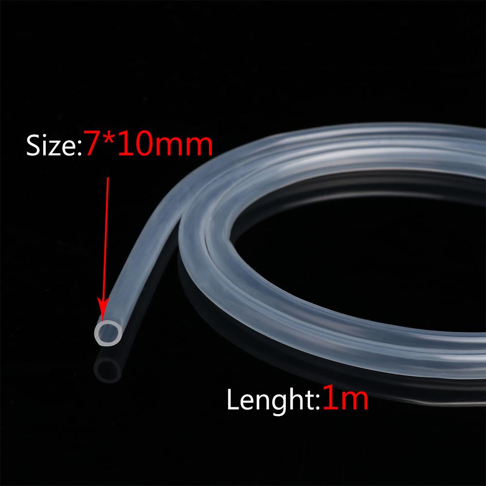 1M Transparent Clear Out Diameter 4~16mm Beer Milk Pipe Plumbing Hoses Flexible Tube Silicone Rubber Hose
