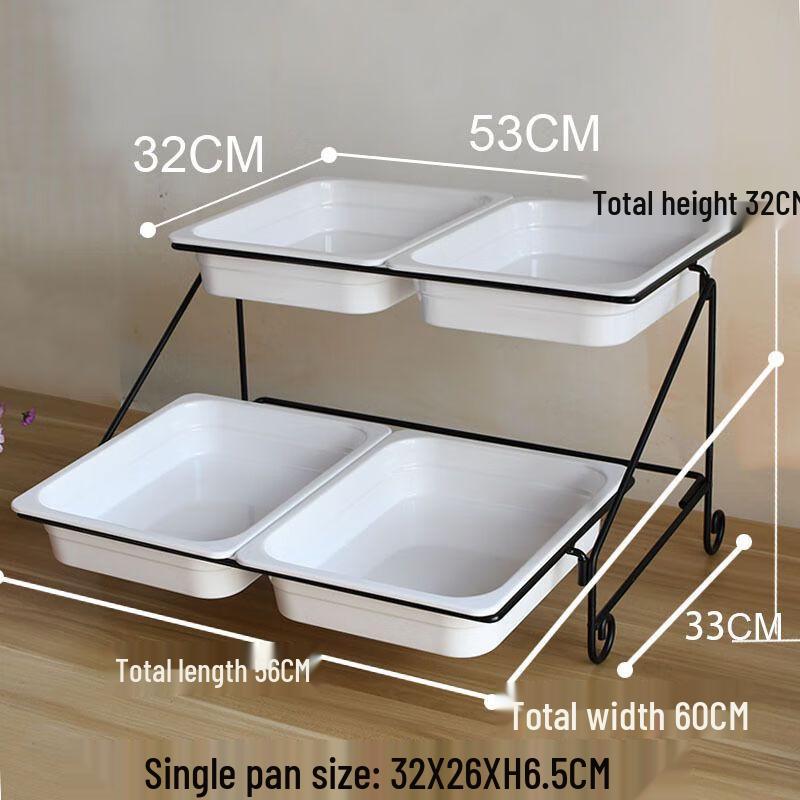 Nierxin Multi-Layer Melamine Buffet Food Cover
