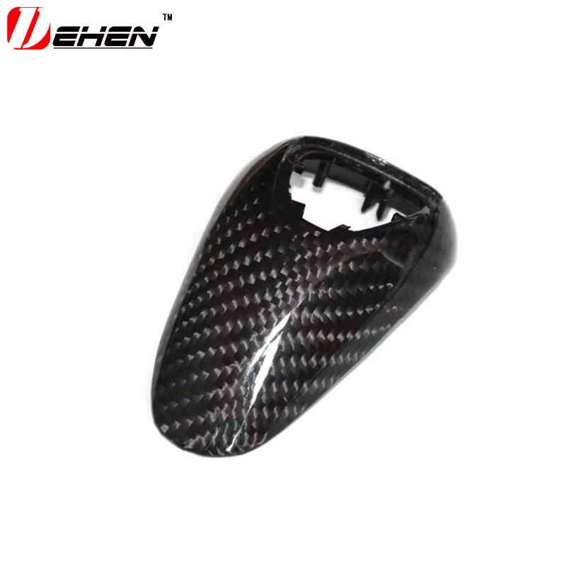 Real Carbon Fiber Gear Shift Knob Cover Replacement for BMW M2 M3 M4 M5 M6 F87 F80 F82 F83 F10 F12 F13 F06