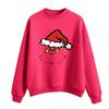 Women's Fashion Casual Round Neck Long Sleeve Christmas Printed Sweatshirt