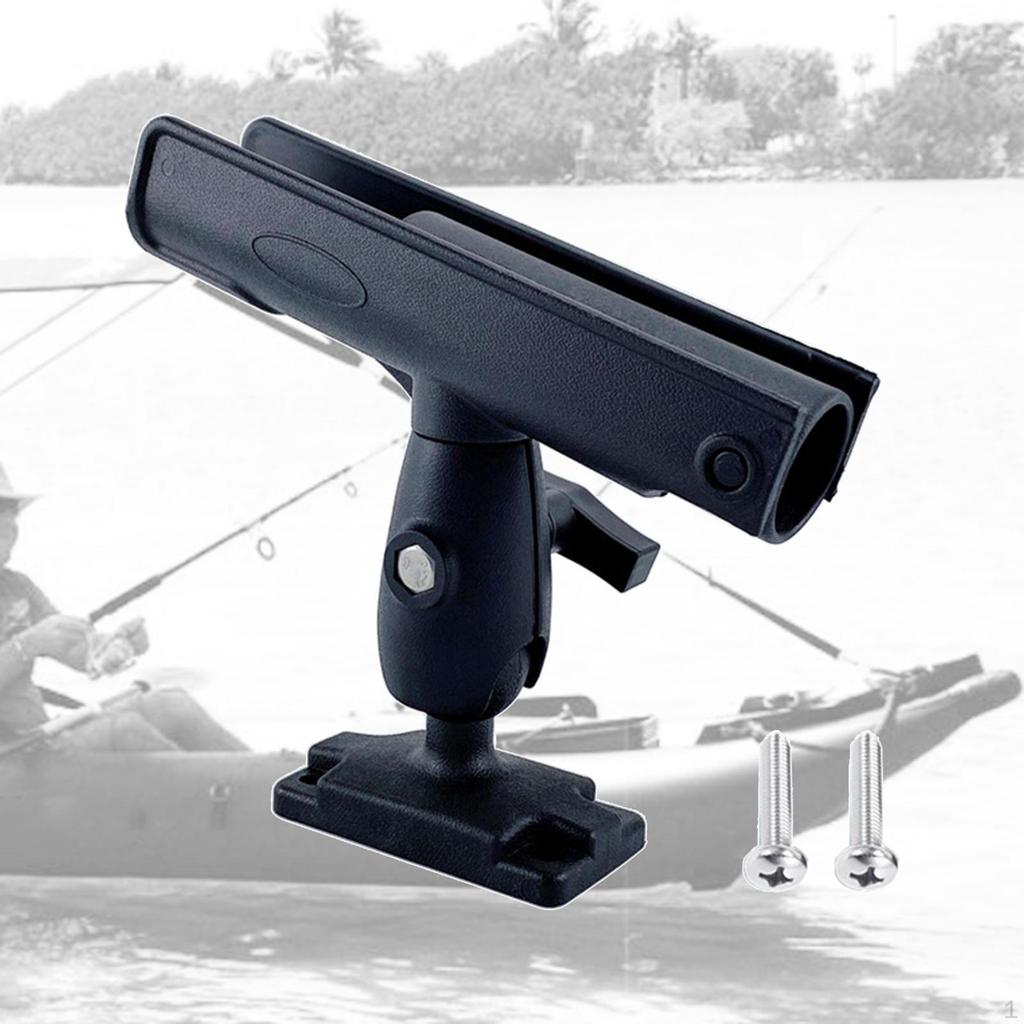 Fishing Rod Holder Adjustable Rotray Kayak Pole Rack Stand Bracket for and Inflatable Raft