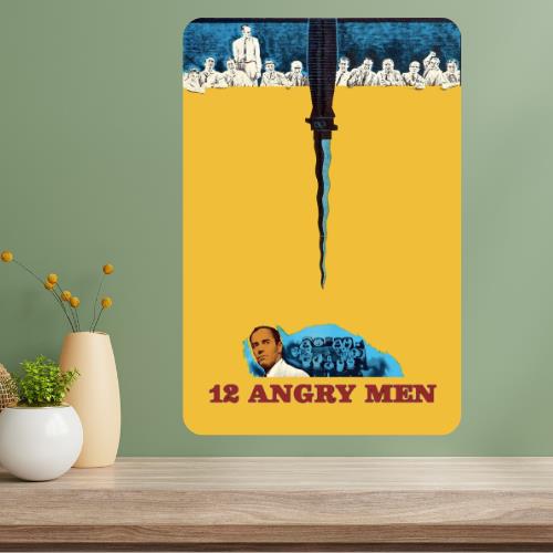 12 Angry Men Classic Movie Metal Poster Sign 20x30cm(7.8x11.8inch)