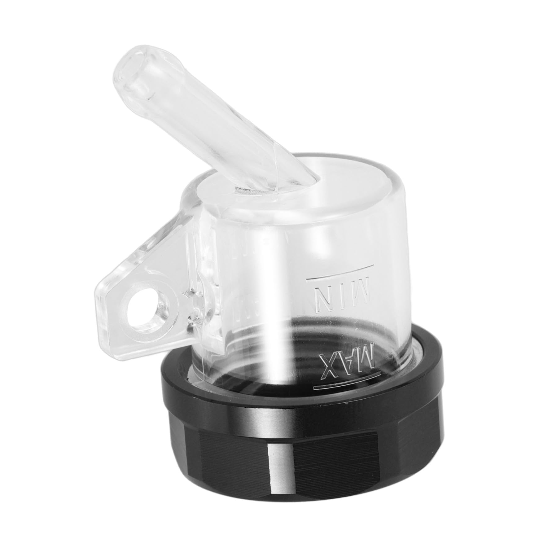 OFFIGAM Motorcycle Reservoir Tank Large Capacity Rear Rake Compatible Multi-Purpose Motorcycle Durable Reservoir Bottle 6.00X5.00X3.50CM