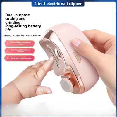 Electric Nail Drill and Nail Clipper for Children and Adults, Anti-pinch Nail Clipper, Automatic Nail Cutter, Multi-functional Nail Grinder