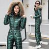 One-piece Ski Suit Women Thickening Snowboard Female Overalls Winter Windproof Waterproof Breathable Clothing Skiing Suit 2026