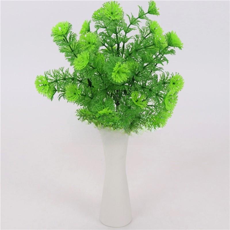 Decor Pinus Plastic Wangii Plant Wedding Table Settings Hotel Green Walls