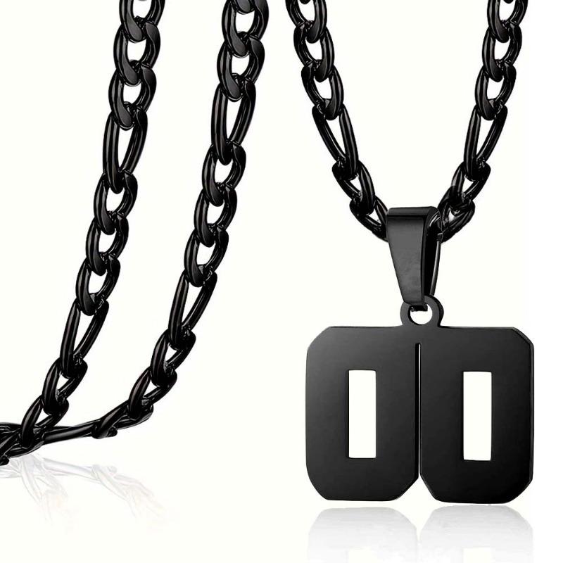 

Sports Digital Necklace - Personalized Lucky Stainless Steel Baseball/Basketball/Soccer Team Necklace 00