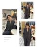 Women's Spring & Autumn Loose Fit Blazer and Wide-Leg Pants Set