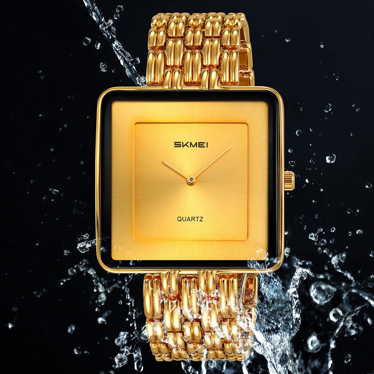 

Simple square retro men s watch temperament quartz watch zinc alloy large dial