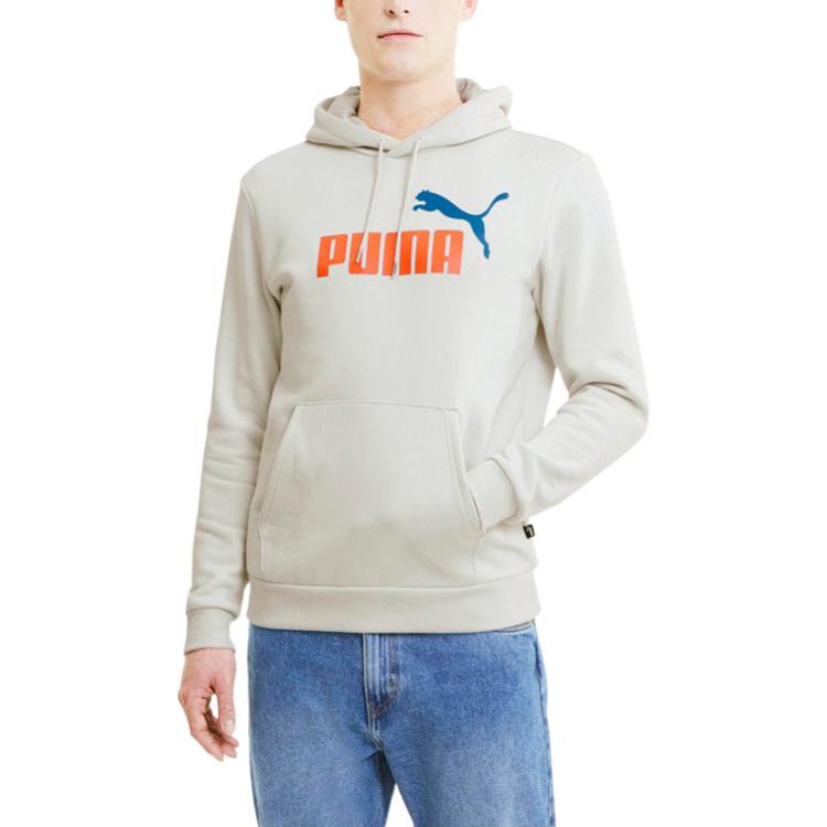 Puma Sweatshirts Men's Gray Hooded Moderate Regular 599051-55