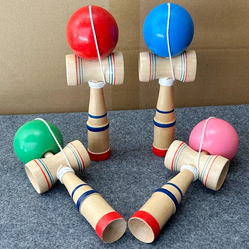Kendama Japanisches Traditionelles Geschicklichkeitsspielzeug für Anfänger und Kinder