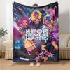 1pc KPop Demon Hunters22 Blanket, Gift, for Men and Women, Soft Blanket, Good for Sofa Bed Couch Travel, Lightweight Flannel Blanket