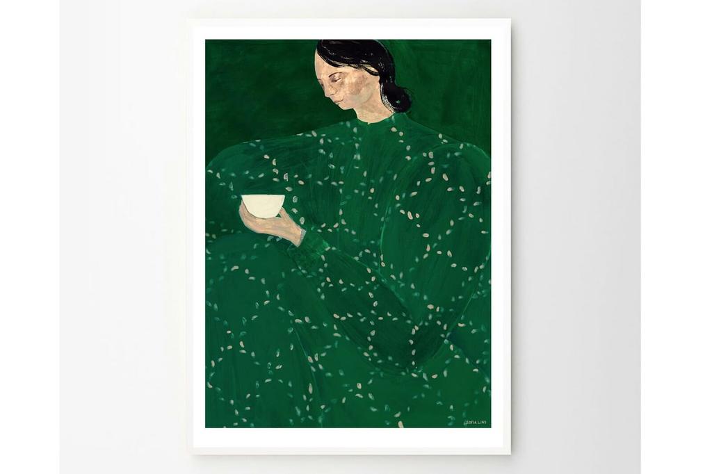 THE POSTER CLUB Poster 50 X 70cm Coffee Alone At Place De Clichy